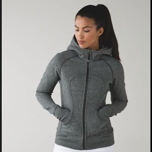 lululemon athletica scuba Charcoal Hoodie
